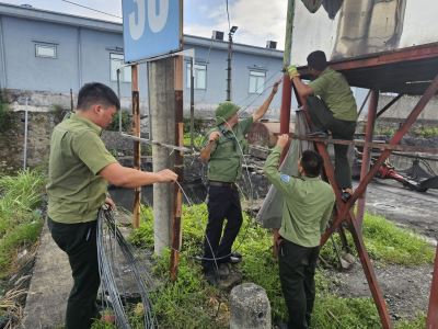 Phòng Bảo vệ Quân sự thực hiện nghiêm công tác phòng chống cơn bão số 3