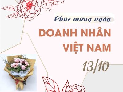 Công ty chúc mừng 18 năm ngày Doanh nhân Việt Nam (13/10/ 2004 - 13/10/2022)