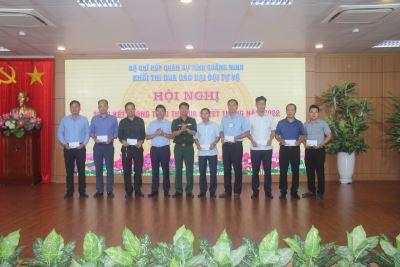 Khối thi đua các đại đội tự vệ Bộ CHQS tỉnh Quảng Ninh tổng kết phong trào thi đua quyết thắng năm 2022