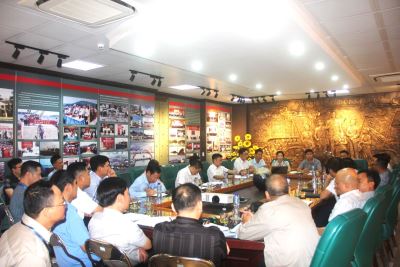 Công ty họp, triển khai việc chuẩn bị nguồn than giao cho Nhà máy Nhiệt điện Mông Dương 1