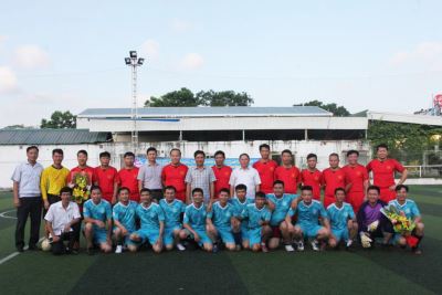 Công ty Kho vận và cảng Cẩm Phả tổ chức giao hữu bóng đá