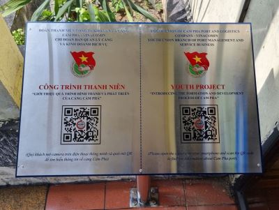 Công trình thanh niên của chi đoàn Ban Quản lý cảng: Quét mã QR - Khơi nguồn lịch sử