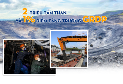 TKV: 2 triệu tấn than và 1% điểm tăng trưởng GRDP