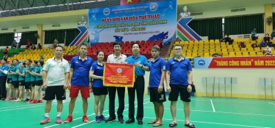 Đoàn VĐV Công ty giành giải ba toàn đoàn tại ngày hội Văn hóa thể thao tỉnh Quảng Ninh năm 2022