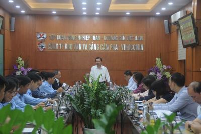 Đoàn công tác Ban dân vận Trung ương đến thăm và làm việc tại Công ty Kho vận và cảng Cẩm Phả - Vinacomin