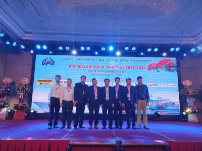 Đoàn đại biểu Công ty Kho vận và cảng Cẩm Phả - Vinacomin tham dự Đại hội Hiệp hội cảng biển Việt Nam (VPA) lần thứ IX tại Hải Phòng