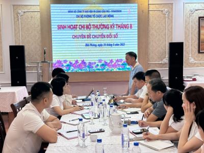 Chi bộ Phòng Tổ chức - Lao động - Y tế tổ chức họp chi bộ tháng 8 năm 2025
