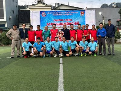 Phân xưởng ô tô vận tải I tổ chức giao lưu bóng đá nội bộ chào mừng các sự kiện chính trị quan trọng