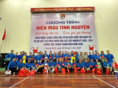 Đoàn Thanh niên Công ty: Sôi nổi tham gia ngày hội “Giọt hồng đất mỏ - Trao gửi yêu thương” năm 2026