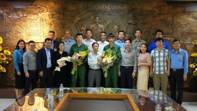 Công ty gặp mặt, động viên tân binh lên đường nhập ngũ