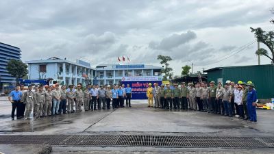 Công ty chủ động nâng cao năng lực xử lý các tình huống qua đợt tập huấn và diễn tập ứng phó sự cố tràn dầu năm 2026