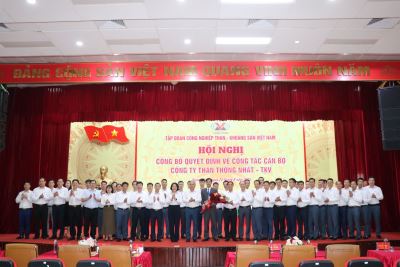 TKV: Công bố các quyết định về công tác cán bộ