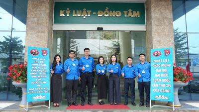 Đoàn Thanh niên Công ty: Triển khai đợt tuyên truyền cao điểm chào mừng Đại hội Đảng toàn quốc lần thứ XIV