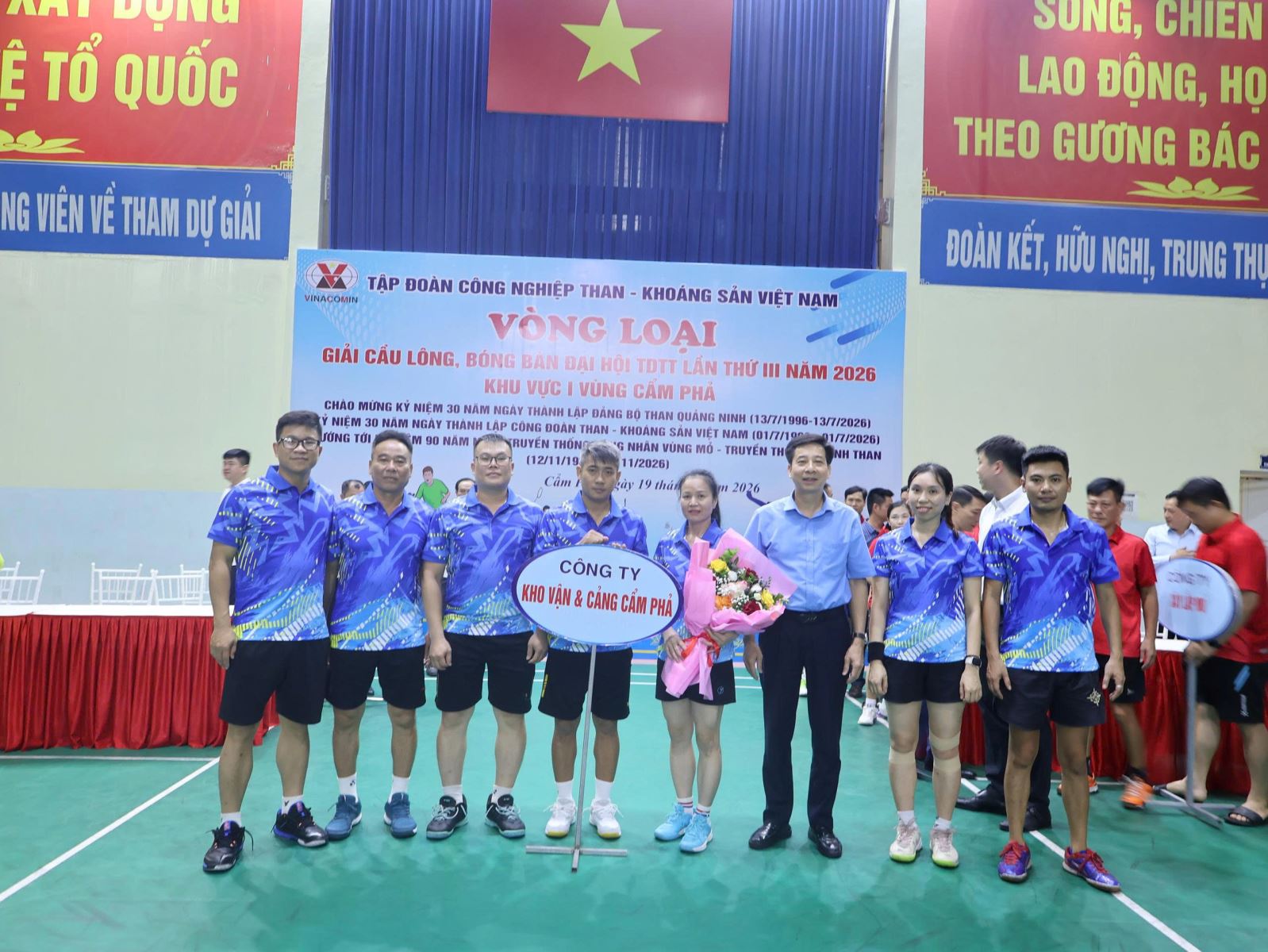 Đoàn VĐV Công ty xuất sắc giành 01 huy chương vàng tại giải Cầu lông, bóng bàn phong trào TKV năm 2026