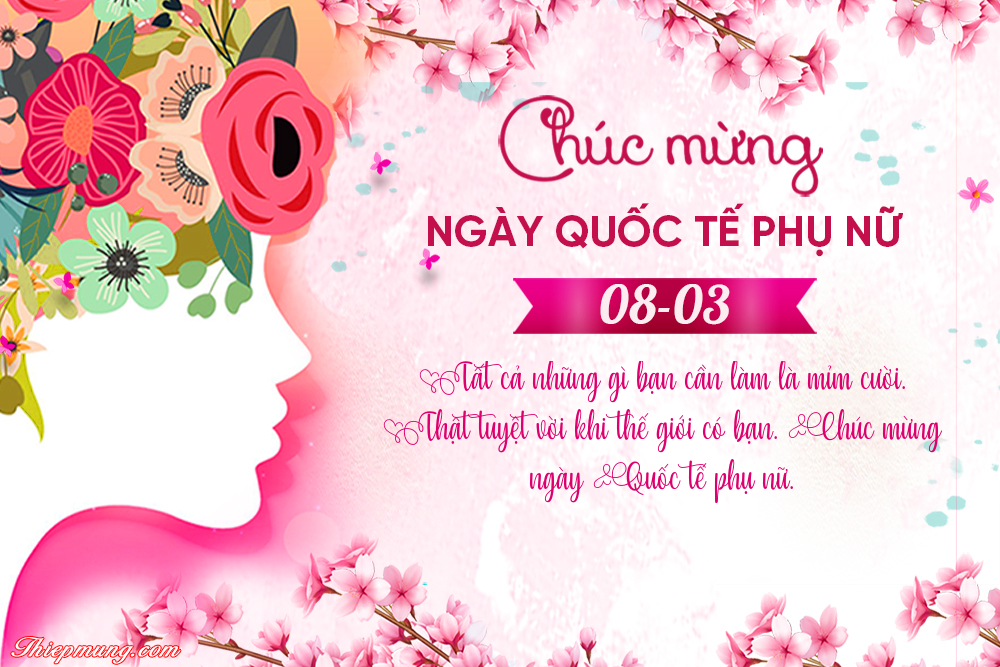 Chúc mừng ngày Quốc tế phụ nữ 8 -3