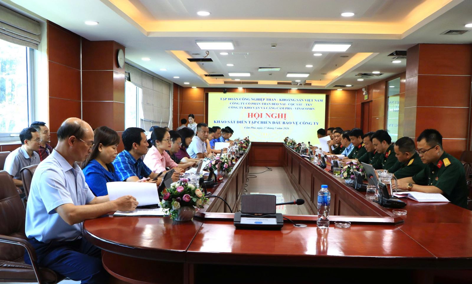 Hội nghị khảo sát, diễn tập chiến đấu bảo vệ Công ty